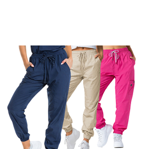 Pantalones de Hospital para Mujer, Pantalones Ajustados para Mujer/Femeninos, Pantalones Médicos con 2 Bolsillos Laterales |   Pantalones Quirúrgicos Tipo Jogger - Product Image 2