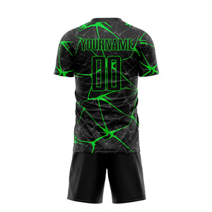 Uniformes de Fútbol Personalizados de Alta Calidad y Ecológicos, 100% Poliéster, Nueva Venta Caliente, Uniformes de Fútbol Personalizados de Alta Calidad - Product Image 3