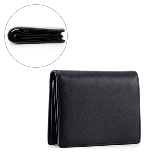 Cartera de Cuero con Múltiples Ranuras para Tarjetas, Estilo Ejecutivo Marrón, Cartera Premium para Hombre, Delgada, con Cierre Abierto, Corta, para Efectivo - Product Image 4