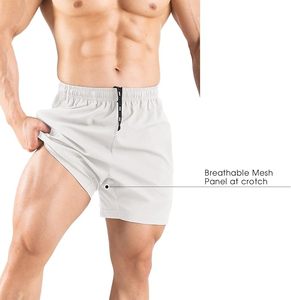 <b>Men's</b> Running Breathable Workout Gym Athletic <b>Shorts</b> <b>Woven</b> Fitness Custom Logo 5 Inch Casual <b>Man</b> Sportswear <b>Shorts</b> - Product Image 2