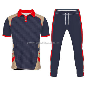 Nouvel arrivage d'uniformes de cricket Nom et numéro de joueur personnalisés imprimés 100% uniformes de cricket en polyester pour hommes - Product Image 5