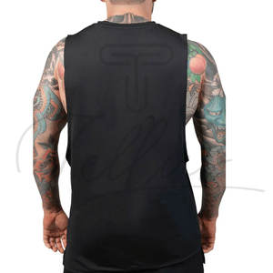 Débardeur en coton personnalisé pour hommes et femmes, sans manches, pour la gym, l'entraînement, la musculation, vente en gros OEM, gilet décontracté d'été - Product Image 2