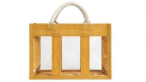 Sac de courses réutilisable en jute écologique avec matériau en fibre naturelle durable pour l'épicerie, la vente au détail et les promotions - Product Image 4