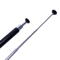 Antenne télescopique VHF/UHF 144/433 MHz à polarisation verticale et à rayonnement omnidirectionnel de 16 pouces