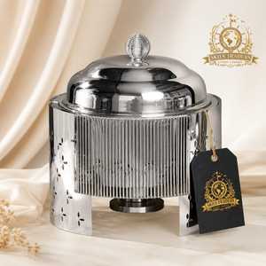 Luxury Copper Moroccan Tagine Hotpot Food Warmer <b>Chafing</b> <b>Dish</b> <b>Buffet</b> Server Pot Casserole <b>Set</b> For Hotel Supply Wholesale - Product Image 5