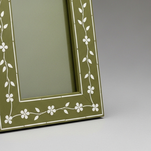Handcrafted Bone Inlay Photo <b>Frame</b> with Floral Pattern Luxury Mosaic <b>Picture</b> Wood <b>Frame</b> Traditional Indian Art Decorative - Product Image 6
