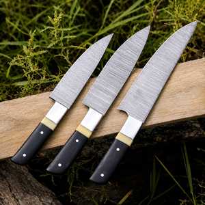 Multi Purpose <b>Kitchen</b> Chef <b>Knife</b> Set with <b>Sharp</b> Damascus Steel Blades Comfortable Non Slip Handles for Daily Use Chef <b>Knife</b> Set - Product Image 1