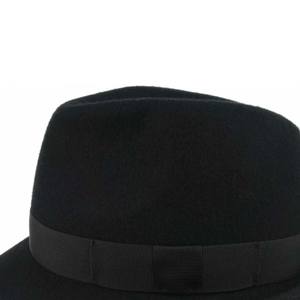 Chapeaux sur mesure en gros, couleur unie, chapeau personnalisé pour hommes, chapeau Fedora en polyester tendance pour hommes, chapeau décontracté avec logo personnalisé, vente en gros 100 - Product Image 4