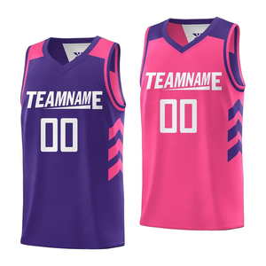 Uniforme de basketball réversible avec logo personnalisé, respirant, double couche, fabricant de vêtements d'équipe, approvisionnement en gros - Product Image 1