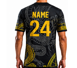 เสื้อฟุตบอลคุณภาพพรีเมียม ระบายอากาศได้ดี แห้งเร็ว สกรีนลายดิจิตอล สำหรับผู้ใหญ่ ทั้งชายและหญิง รับสั่งทำตามแบบ พร้อมสกรีนชื่อทีมและแบรนด์ - Product Image 4