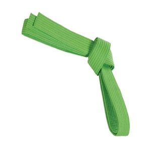 Ceinture de karaté verte unie en coton, sangle de gradation pour arts martiaux, ceinture de grade pour étudiants en taekwondo, ceintures de gradation de haute qualité - Product Image 2