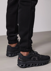 Conjunto deportivo para hombre, corte ajustado, tela de algodón y poliéster, sudadera con capucha y cremallera, pantalones jogger, ropa deportiva para gimnasio y entrenamiento. - Product Image 4