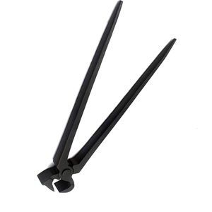 High Quality Horse Hoof Pliers Sharp Durable <b>Edges</b> Farrier Nippers Black Color German Stainless Steel Horse Shoe Pliers - Product Image 5