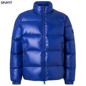 Wholesale Hooded <b>Canvas</b> <b>Jacket</b> Unisex Standard Padded Puffer Coat Winter Warm Quilted Front Custom Logo Colour Plus Size OEM ODM - Product Image 3
