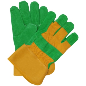 Guantes de Trabajo de Cuero Vacuno de Primera Calidad, Antivibración, Flexibles, Resistentes, con Revestimiento de Goma, Cómodos, de Algodón - Product Image 3