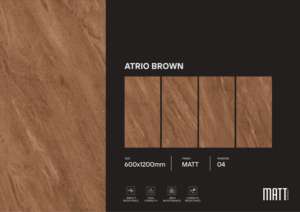 Azulejos de porcelana mate modernos de tamaño 600X1200, azulejos premium para pisos y paredes para proyectos de diseño de interiores residenciales y comerciales. - Product Image 4