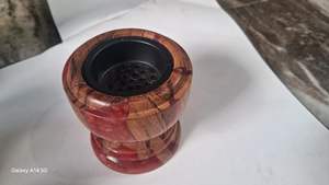 New Arrival Handcrafted Natural Wooden Epoxy <b>Resin</b> Bakhoor Burner Eco-Friendly Star Anise Shaped Traditional Charcoal Cone - Product Image 2