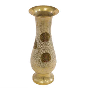 Jarrón de Flores Antiguo, Moderno y Tradicional, Diseño de Pavo Real Blanco, Hecho a Mano, Chapado en Latón, Forma Irregular, para Hogar y Bodas - Product Image 4