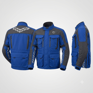Men Cordura Motorcycle Racing Jacket Breathable Windproof Waterproof Protective Riding Gear Custom OEM Wholesale - Product Image 3