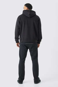 Sweat à capuche pour homme de luxe haut de gamme, 100% coton polyester, lourd, pull d'hiver, polaire, motif uni, col à capuche numérique - Product Image 5