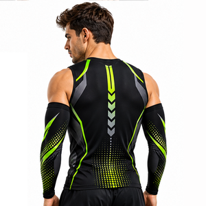 Mangas Deportivas Personalizadas para Hombre, Compresión, Running, Fitness, Ciclismo, Transpirables, Elásticas, Soporte de Entrenamiento, Protección - Product Image 6