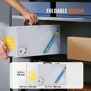 Kit Cabina di Verniciatura Portatile per Aerografo con Luci LED e Ventola di Aspirazione Certificato ISO per Uso in Forno - Product Image 5