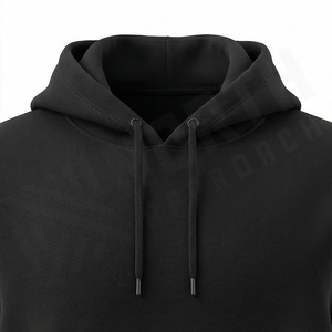 Sudaderas con capucha de algodón tejido personalizadas OEM disponibles, con cremallera completa y logotipo de la empresa impreso, uniformes antiencogimiento para personal para eventos. - Product Image 4