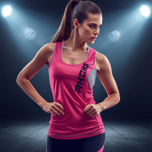 Top Deportivo sin Mangas de Secado Rápido, Ropa Deportiva de Spandex y Poliéster con Personalización OEM ODM - Product Image 4