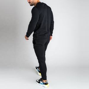 Gros Sport Survêtement Plaine Personnalisé Bande Bas Hoodies Jogger Sweatsuit - Product Image 6