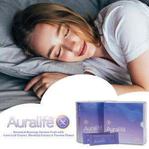 Sachets apaisants botaniques doux Auralife Boisson naturelle avec Maizinol, Rhodiola L-Théanine 4 Relax Recharge - Product Image 6