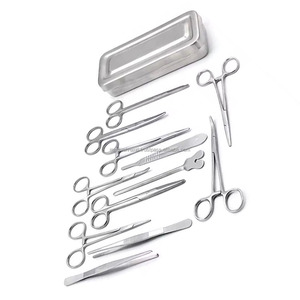 ชุดเครื่องมือผ่าตัดจมูกสำหรับแพทย์หู คอ จมูก 12 ชิ้น ทำจากสแตนเลส พร้อมกล่อง จำหน่ายราคาส่ง - Product Image 1
