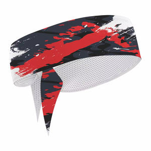 Bandeau d'hiver uni en coton éponge pour homme, absorbant la transpiration, avec logo personnalisé, pour le sport - Product Image 4