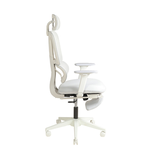 Chaise de bureau ergonomique confortable avec repose-pieds, dossier haut, soutien lombaire dynamique, appuie-tête 2D réglable, pour bureau à domicile - Product Image 3