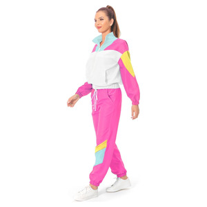 Survêtement coupe-vent de haute qualité pour femmes, design personnalisé, fermeture éclair, vêtements de sport pour femmes, survêtement en nylon. - Product Image 3