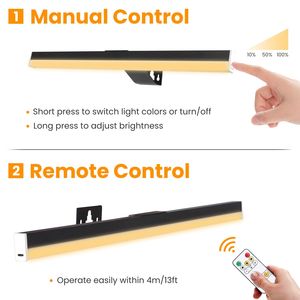 Luce da Galleria Wireless Dimmerabile Ricaricabile, 3 Colori di Luce, 3 Impostazioni Timer, Luce Magnetica per Esposizione Artistica e Illuminazione Vetrina - Product Image 5
