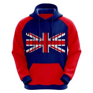 เสื้อฮู้ดโอเวอร์ไซส์ผ้าฟลีซคอตตอนหนานุ่มสำหรับผู้ชายลายพิมพ์  รับผลิตแบบ ODM ไซส์ใหญ่พิเศษสำหรับฤดูหนาว - Product Image 2