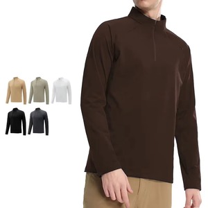 Tops de sport pour hommes à manches longues, coupe-vent, haute qualité, prix raisonnable, logo personnalisé sur mesure, antibactérien, très demandés. - Product Image 1