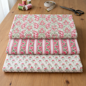 Wholesale Premium Quality Water Resistant Knitted Cotton Fabric Floral Medium <b>Weight</b> Yard Garment Home Textile Bag Cover Girls - Product Image 3