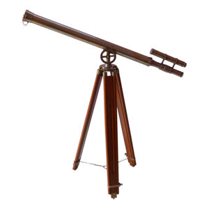 กล้องโทรทรรศน์ตกแต่งสไตล์ทะเล ดีไซน์โลหะแข็งแรง ตกแต่งสีสันสวยงาม พร้อมฐานไม้ สำหรับตกแต่งภายใน - Product Image 2