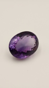 Piedra Preciosa Suelta de Amatista Púrpura Natural, Corte Ovalado, Piedra Púrpura Pulida para Joyería - Product Image 1