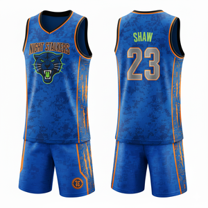 Conjunto de Uniforme de Baloncesto Sublimado Personalizado para Adultos Unisex, Jersey y Pantalones Cortos de Poliéster Transpirable, Secado Rápido, Diseño Reversible para Equipos - Product Image 2