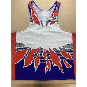 Maillot de sport sans manches en mesh respirant de qualité supérieure, léger et anti-humidité, pour homme, idéal pour le basketball - Product Image 1