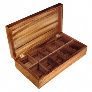 Caja de joyería de madera artesanal de calidad al por mayor con detalles en latón para anillos, caja de almacenamiento de accesorios premium de blossom craft india - Product Image 1