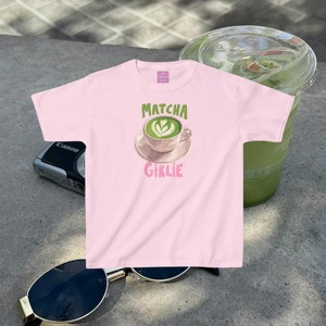 เสื้อยืดลายกราฟิกสไตล์ Y2K สำหรับผู้หญิง รุ่น Trendy Matcha Girlie Aesthetic Baby Tee, เสื้อครอปท็อปพิมพ์ลายสีเขียวเซจสำหรับฤดูร้อน - Product Image 4