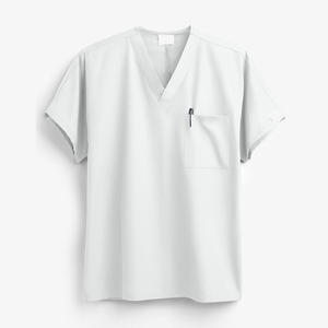Women Medical Uniforms Quick Dry Breathable Stretch <b>Scrubs</b> Sets Hospital Short Sleeve <b>Tops</b> Customizable Nursing Accessories - Product Image 3