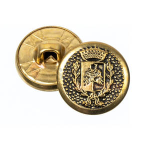 Botones de Acero Premium con Acabado Brillante para Uniformes, Botones de Acero Resistentes a la Corrosión para Prendas Exteriores y Uniformes - Product Image 3