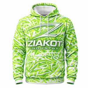 Sudadera con Capucha Deportiva de Moda con Degradado Azul Claro, Blanco y Azul Marino del Fabricante - Product Image 3