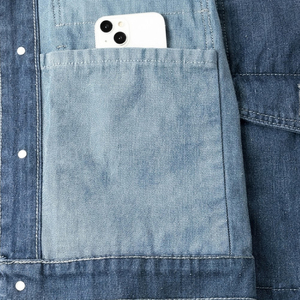 Chaleco Vaquero de Invierno para Hombre 2026, Personalizado, Calefactable, Transpirable, Informal, Cálido, Sin Mangas, 100% Algodón, Relleno de Plumón, Cuello Alto - Product Image 6