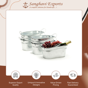 Worldwide Selling High on Demand Powder Coated <b>Galvanized</b> Metal Flower Pot for Outdoor Home Garden and Nursery Decor - Product Image 5