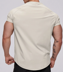 Camiseta Deportiva y de Yoga, Ligera, Holgada, Personalizada, Cuello Redondo, Corte Ajustado, Secado Rápido, Tallas Grandes para Hombre - Product Image 2